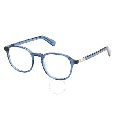 Guess Demo Round Unisex Eyeglasses Gu8251 090 48 In Blue