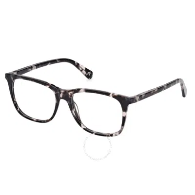 Guess Demo Square Unisex Eyeglasses Gu5223 020 54 In Black