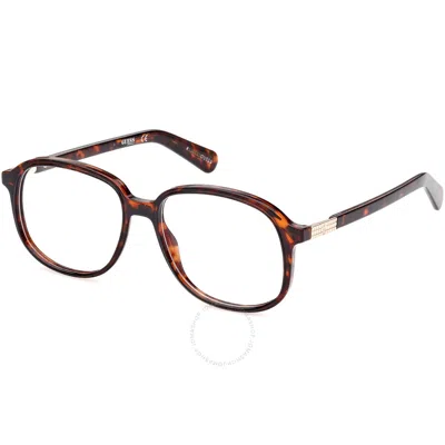 Guess Demo Square Unisex Eyeglasses Gu8255 053 53 In N/a