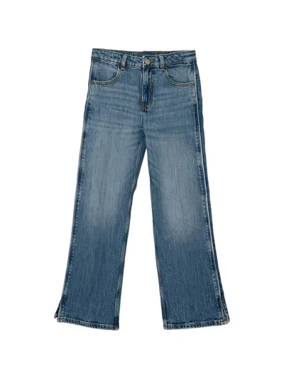 Guess Kids' Denim Logo Jeans In Blue