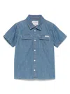 Guess Denim Shirt In Blue