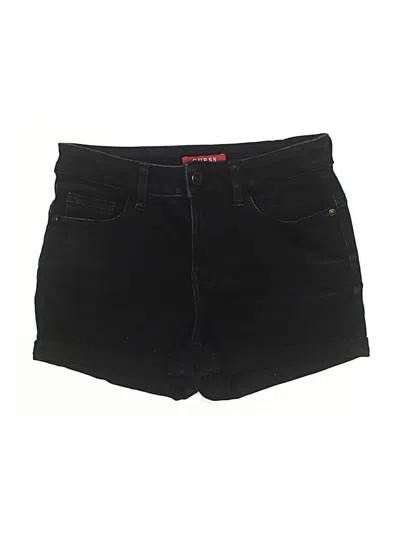 Pre-owned Guess Denim Shorts In Black