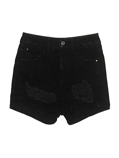 Pre-owned Guess Denim Shorts In Black
