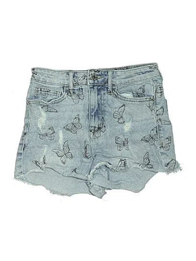 Pre-owned Guess Denim Shorts In Blue