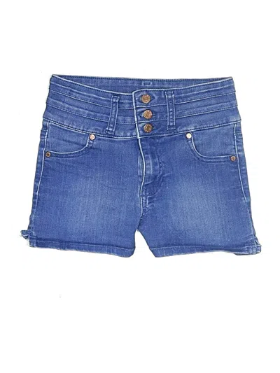 Pre-owned Guess Denim Shorts In Blue