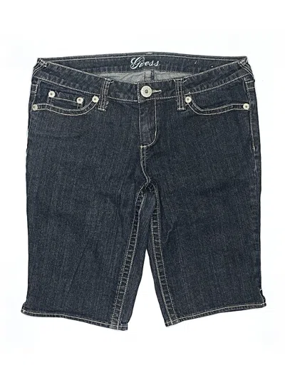 Pre-owned Guess Denim Shorts In Blue