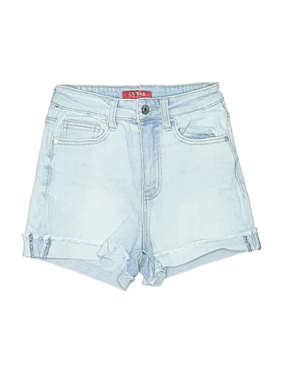 Pre-owned Guess Denim Shorts In Blue