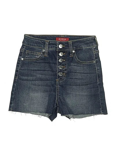 Pre-owned Guess Denim Shorts In Blue