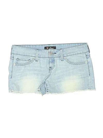 Pre-owned Guess Denim Shorts In Blue