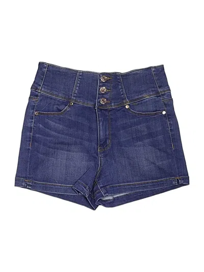 Pre-owned Guess Denim Shorts In Blue