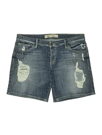 Pre-owned Guess Denim Shorts In Blue