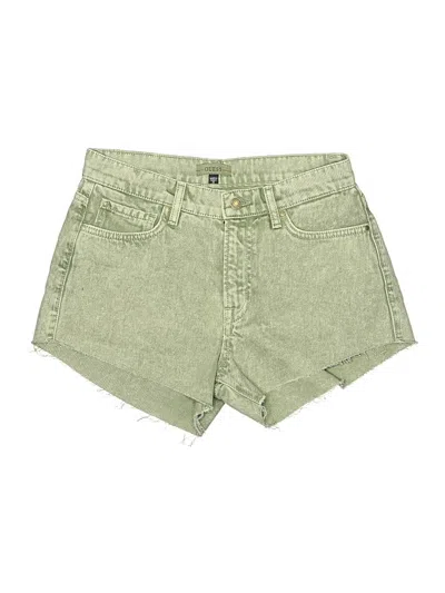 Pre-owned Guess Denim Shorts In Green