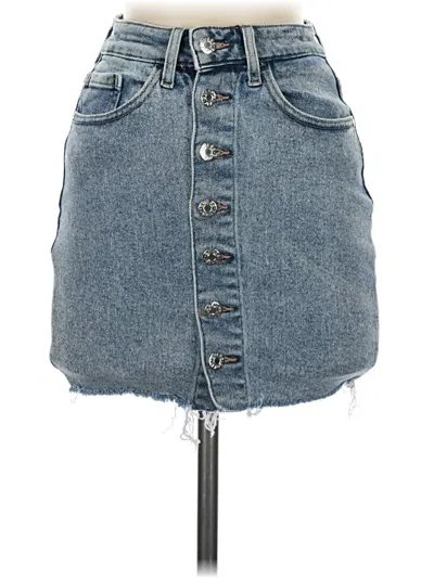 Pre-owned Guess Denim Skirt In Blue