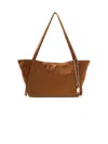 Guess Devon 3 Comp Tote Bag In Brown