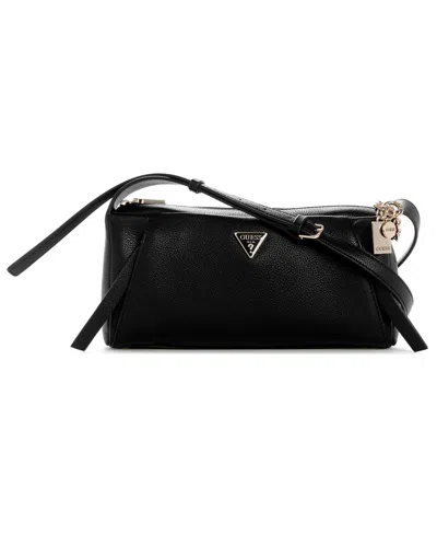 Guess Devon Small Crossbody Handbag In Black