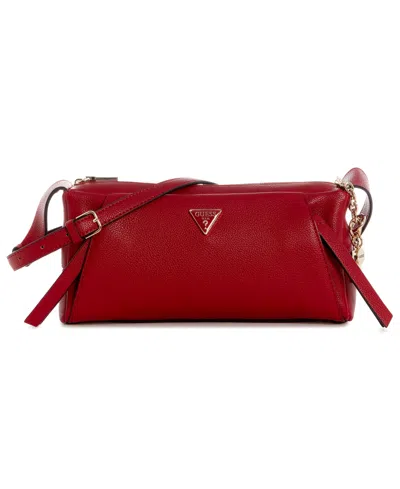 Guess Devon Small Crossbody Handbag In Red