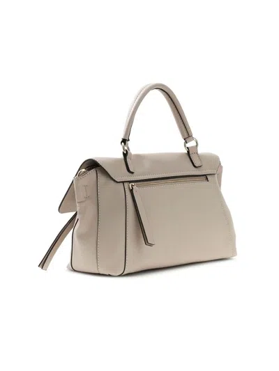 Guess Devon Top Handle Bag In Beige