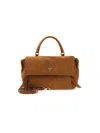 Guess Devon Top Handle Bag In Brown