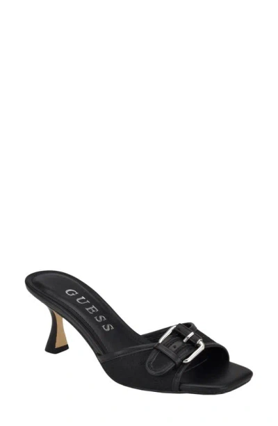 Guess Dista Slide Sandal In Black/ Black