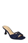 Guess Dista Slide Sandal In Blue