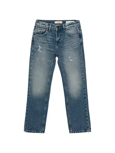 Guess Kids' Distressed Jeans In Blue