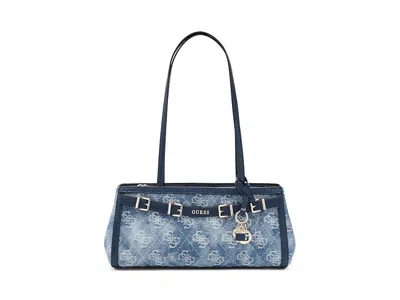 Guess Dovie Girlfriend Shoulder Satchel Shoulder Handbags Denim Logo: One Size In Multi