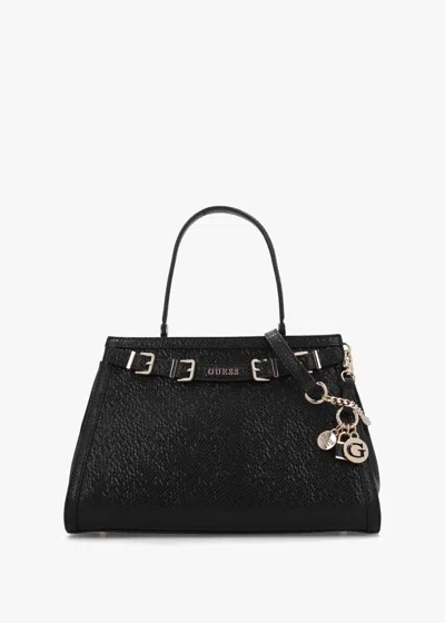 Guess Dovie Satchel In Black