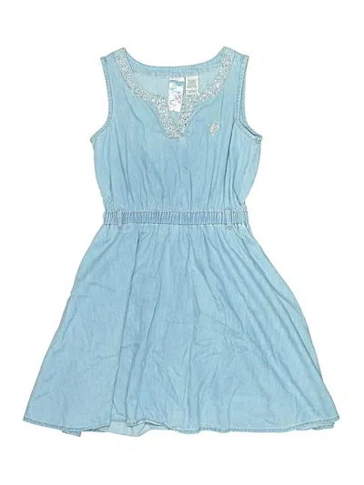 Pre-owned Guess Kids' Dress In Blue