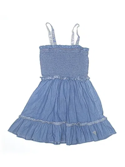 Pre-owned Guess Kids' Dress In Blue
