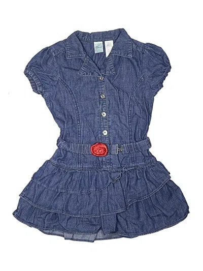 Pre-owned Guess Kids' Dress In Blue