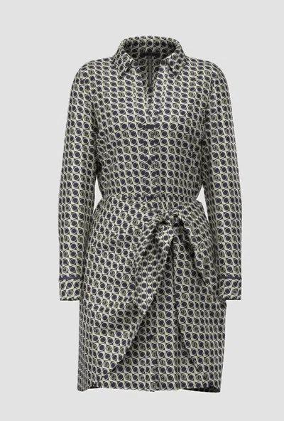 Guess Dress With Prints Woman In Black