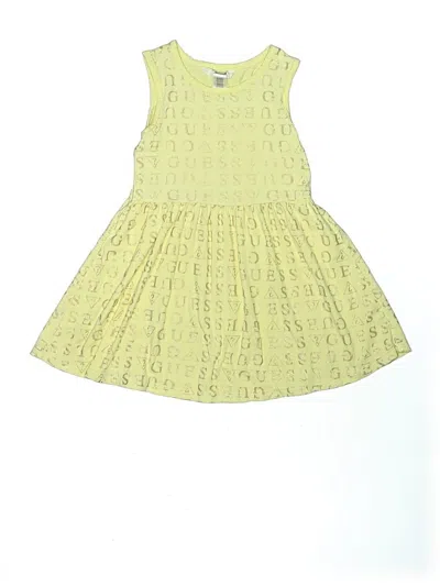 Pre-owned Guess Kids' Dress In Yellow