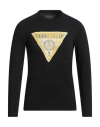 Guess Eco Man T-shirt Black Size Xs Organic Cotton, Cotton, Elastane In Black