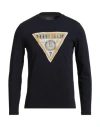 Guess Eco Man T-shirt Black Size Xs Organic Cotton, Cotton, Elastane In Blue