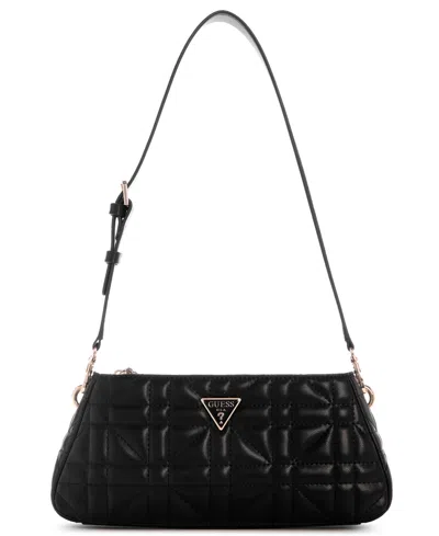 Guess Edita Small Shoulder Bag In Black