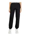 Guess Elastic Waist Sports Pants In Black