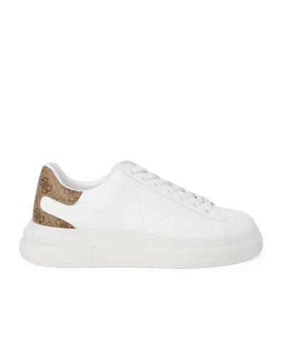 Guess Elba 4g Logo Sneakers In White