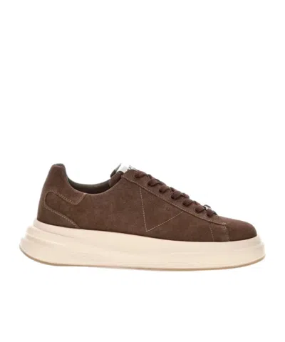 Guess Elba Genuine Suede Sneaker In Multi