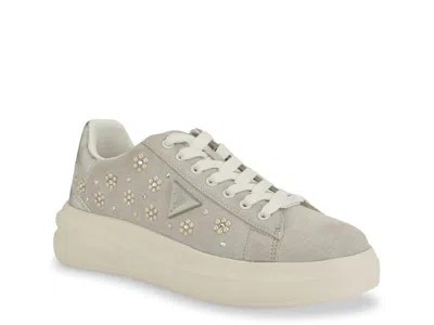 Guess Elbina Platform Sneaker In Gray