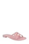 Guess Elyho Jelly Slide Sandal In Pink