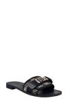 Guess Elyze Slide Sandal In Black