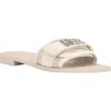 Guess Elyze Slide Sandal In Animal Print