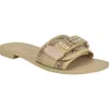 Guess Women's Elyze Quattro G Slip-on Slide Flat Sandals In Brown