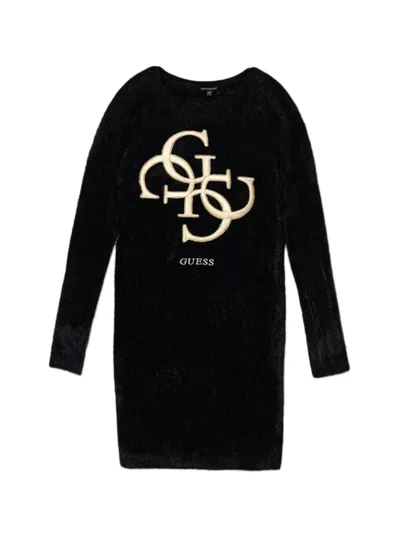 Guess Kids' Embellished Long-sleeve Dress