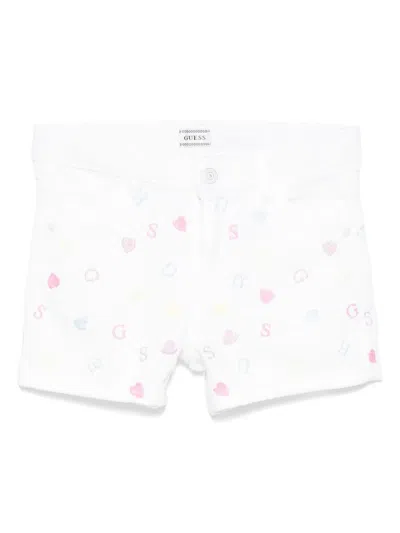 Guess Kids' Embroidered Denim Shorts