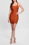 Guess Esme Sleeveless Bandage Dress In Orange