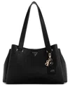 Guess Evie Girlfriend Medium Carryall Bag In Black
