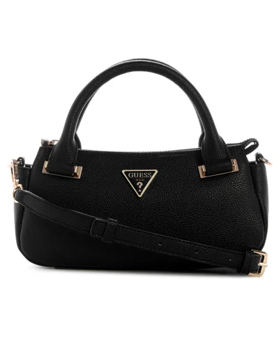 Guess Evie Small Satchel In Black