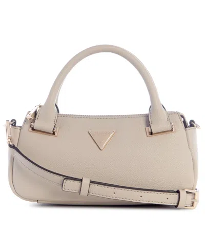 Guess Evie Small Satchel In Brown