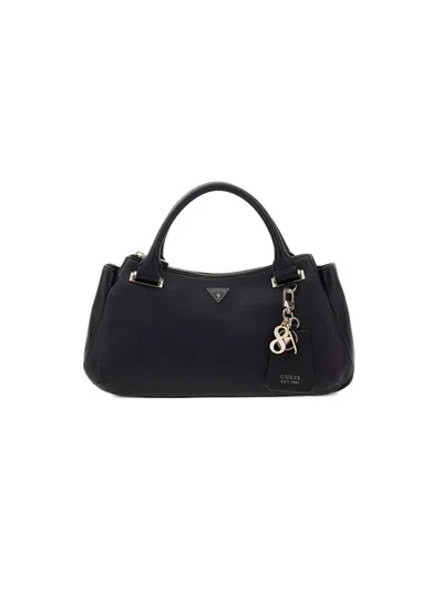 Guess Evie Triple Comp Shoulder Bag In Black